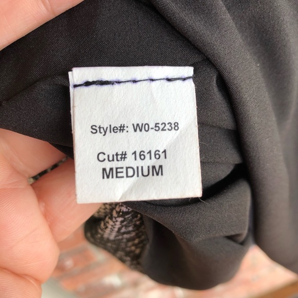 Aqua party dress black and silver size medium - Picture 7 of 8